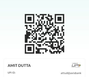 Amit Dutta axis bank QR Code